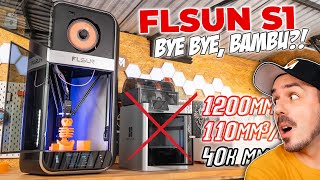 FLSUN S1  ULTRA Highspeed 3D Drucker neue Nummer 1 XXL Test [upl. by Malvie]