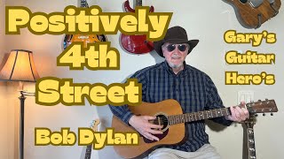 quotPositively 4th Streetquot Simplified Acoustic Guitar Lesson GuitarLessons beginnerguitarlessons [upl. by Talya596]