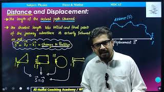 Topic Distance amp Displacement  Live MDCAT Class  Recorded Lectures [upl. by Learsi576]