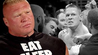 Brock Lesnar lays out his plan for John Cena at Night of Champions Sept 17 201 [upl. by Fanning]