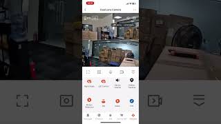 DLC01 Tuya Powered DualLens Battery Solar WiFi Camera APP View [upl. by Vergne]
