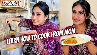 LEARN HOW TO COOK 👩‍🍳  BASIC DESI DINNER SET  DAL  CHAWAL  JEERA ALOO alizehjamali [upl. by Simon]