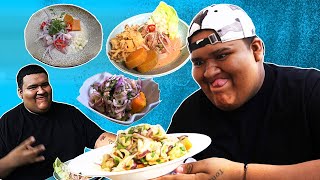 EL MEJOR CEVICHE DE LIMA ¿¿LA MAR 😎🧃🤔 [upl. by Elyrad]