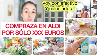 Vlog COMPRO EN ALDI con Efectivo💶Con PRECIOSASOMBRADA [upl. by Damalis787]