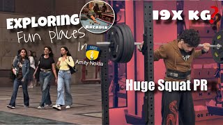 Fun Places at Amity University  Huge Squat Pr after Surgery ❗️ [upl. by Ylrebma]