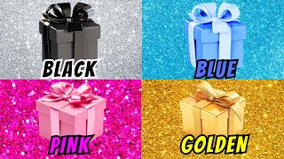 Choose Your Gift from 4 Glitter Edition🎁🌈 4 gift challenge 4giftbox pickonekickone wouldyourather [upl. by Nawiat]