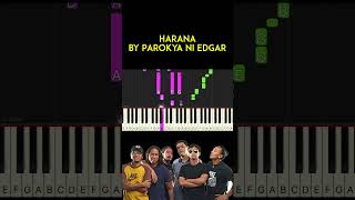 Harana by Parokya ni Edgar piano cover  sheet music amp lyrics [upl. by Eimor689]