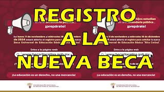 Inicia Registro para la Beca Rita Cetina Gutiérrez 📢Confirmado por la Coordinación Nacional de Becas [upl. by Anaujal]