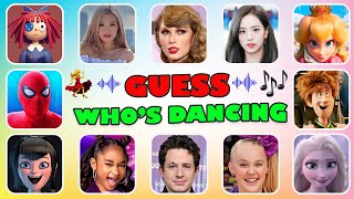 GUESS WHOS DANCING 01Lay LayKing FerranTaylor SwiftKika KimJojo SiwaJisooCharlie Puth [upl. by Ostler]