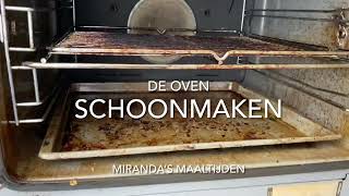 De oven schoonmaken [upl. by Aehcim]