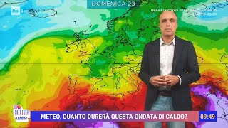 Il meteo allerta caldo in Italia  Unomattina estate 21062024 [upl. by Aelat]