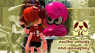 Splatoon 2  Octoling amiibo Unlocks and Gameplay [upl. by Lletnwahs621]