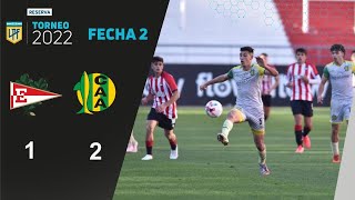 Reserva  Fecha 2 del Torneo 2022  Estudiantes  Aldosivi [upl. by Teague]