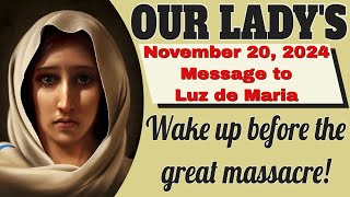 Our Ladys Message to Luz de Maria for November 20 2024 [upl. by Steffane]