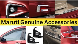 Maruti ertiga accessories Ertiga accessories price list 2023 Maruti Ertiga vxi [upl. by Yelwar]