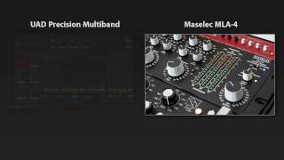 Maselec MLA4 Multiband Compressor vs UAD Precision Multiband TEST [upl. by Taima]