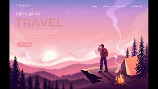 Responsive Website Using HTML CSS amp JavaScript  Travel amp Tourism Website [upl. by Neysa]