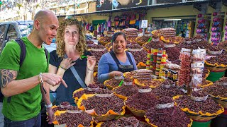 BEST Mexican Street Food in Oaxaca Mexico 🇲🇽 OAXACAN CHAPULINES amp MEMELAS  CHOCOLATE FACTORY TOUR [upl. by Martelli965]