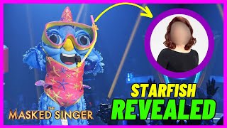 Masked Singer Starfish Reveal  Season 11 [upl. by Sumerlin]