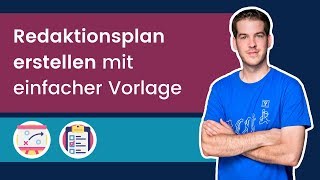 Redaktionsplan erstellen leichtgemacht mit einfacher Vorlage 📅 Mehr Kunden mit deinen Inhalten [upl. by Gorton863]