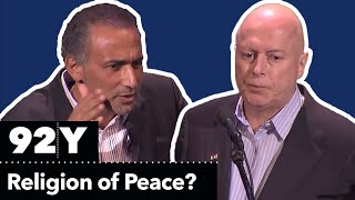 Christopher Hitchens and Tariq Ramadan Debate Is Islam a Religion of Peace [upl. by Rolyak]