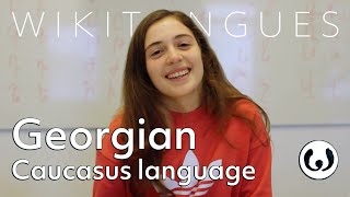 The Georgian language casually spoken  Mariam speaking Georgian  Wikitongues [upl. by Notnelc]