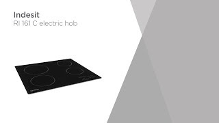 Indesit RI 161 C Hob Electric Ceramic Hob  Black  Product Overview  Currys PC World [upl. by Shanley]