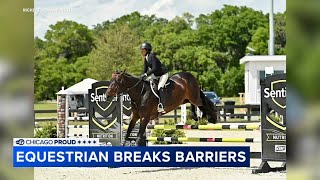 Chicago Proud High school student receives scholarship for Auburn University equestrian team [upl. by Ylus375]