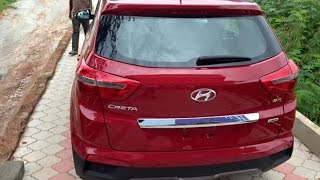 Hyundai Creta Red Passion Color First Look  india [upl. by Xanthe]