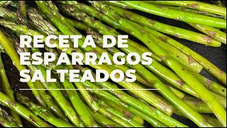 Cómo hacer Deliciosos Espárragos muy fácil en 3 minutos  saludable [upl. by Sebastian]