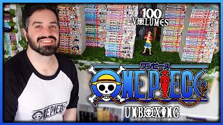 I Accidentally Bought 100 Volumes of ONE PIECE ☠️🏴‍☠️ Huge Manga Haul and Unboxing [upl. by Jovita]