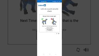 LinkedIn Login Captcha verification problem [upl. by Venterea]