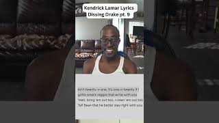 Kendrick Lamar Lyrics Dissing Drake [upl. by Toomin]