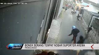 Persebaya Kalah 04 Bonek Mania Serang Tempat Nonton Bareng Suporter Arema [upl. by Hennessey]