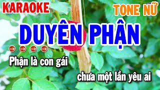 Duyên Phận Karaoke Tone Nữ Nhạc Sống Bolero Mới  Thanh Hải Organ [upl. by Kcirrad]