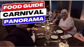 Carnival Panorama Dining Review and Guide 2024 in 8 Minutes [upl. by Singleton363]