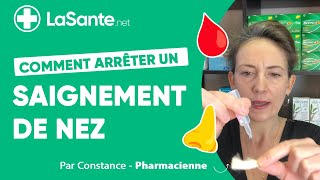 Comment arrêter un saignement de nez [upl. by Armando]