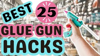 🌟25 BEST DIYS amp HACKS you’ll never look at Glue Guns the same way again FAST HACKS amp DIYS [upl. by Htrow34]