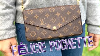 Louis Vuitton FÉLICIE POCHETTE ❤️❤️❤️ [upl. by Aigil]