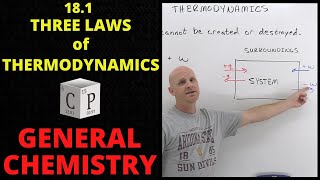 181 The Laws of Thermodynamics  General Chemistry [upl. by Aseuqram269]