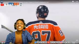 IShowSpeed reacts to Connor McDavid Unbelievable Goal vs Rangers [upl. by Kreiker]