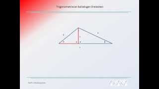 Seitenlängen eines Dreiecks berechnen mit Sinus Kosinus Tangens rechtwinkliges Dreieck [upl. by Liv612]