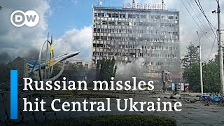 Russian missiles hit central Ukrainian city Vinnytsia killing at least 12  Ukraine latest [upl. by Greyso]