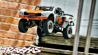 Urban RC Assault  Traxxas Unlimited Desert Racer [upl. by Krilov]