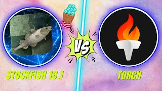 Stockfish 161 vs Torch Best Fight Ever [upl. by Yanttirb837]