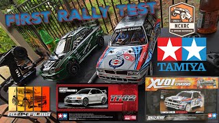 First PreRally Race With Tamiya Cars [upl. by Christan]