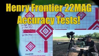 Henry Repeating Arms Frontier 22MAG 22WMR Accuracy Tests 1st Look Outdoors [upl. by Cormac]