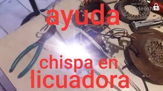 porque hace chispa licuadora oster [upl. by Atinas]