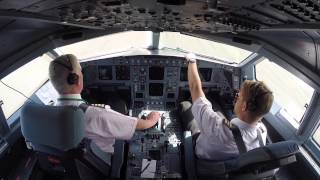 Aer Lingus Cockpit Video  Dublin to Washington  Inaugural IAD Flight [upl. by Initsed177]