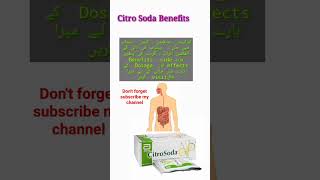 citrosoda benefits citro soda shortsvideo [upl. by Dragde]